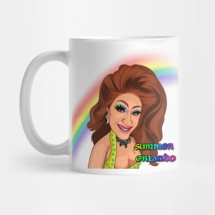 Summer Orlando Rainbow Pride Mug